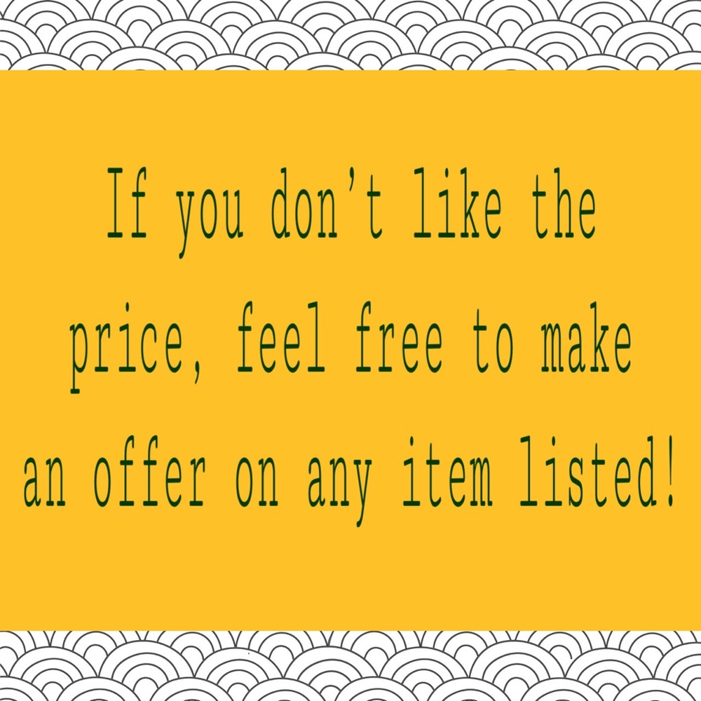 ✨IF YOU SEE SOMETHING YOU LIKE, MAKE ANY OFFER! 🌻